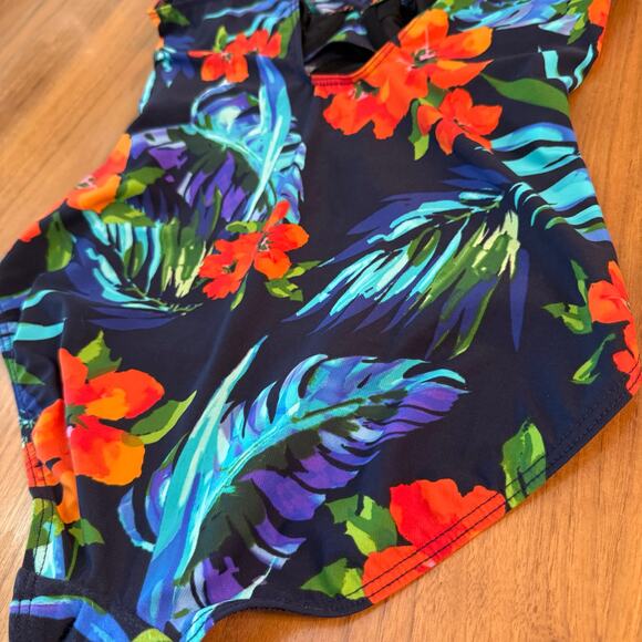 Miraclesuit Size 10 Midnight Samoan Sunset Sanibel One Piece Swimsuit Underwire - Picture 6 of 15